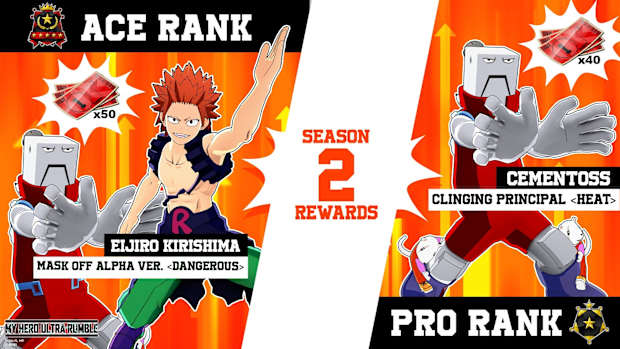 My Hero Ultra Rumble season 2 rewards